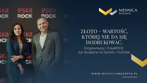 Złoto inwestycyjne – prosto i bez tajemnic. Paweł Mazurek gościem audycji „Drogowskazy”